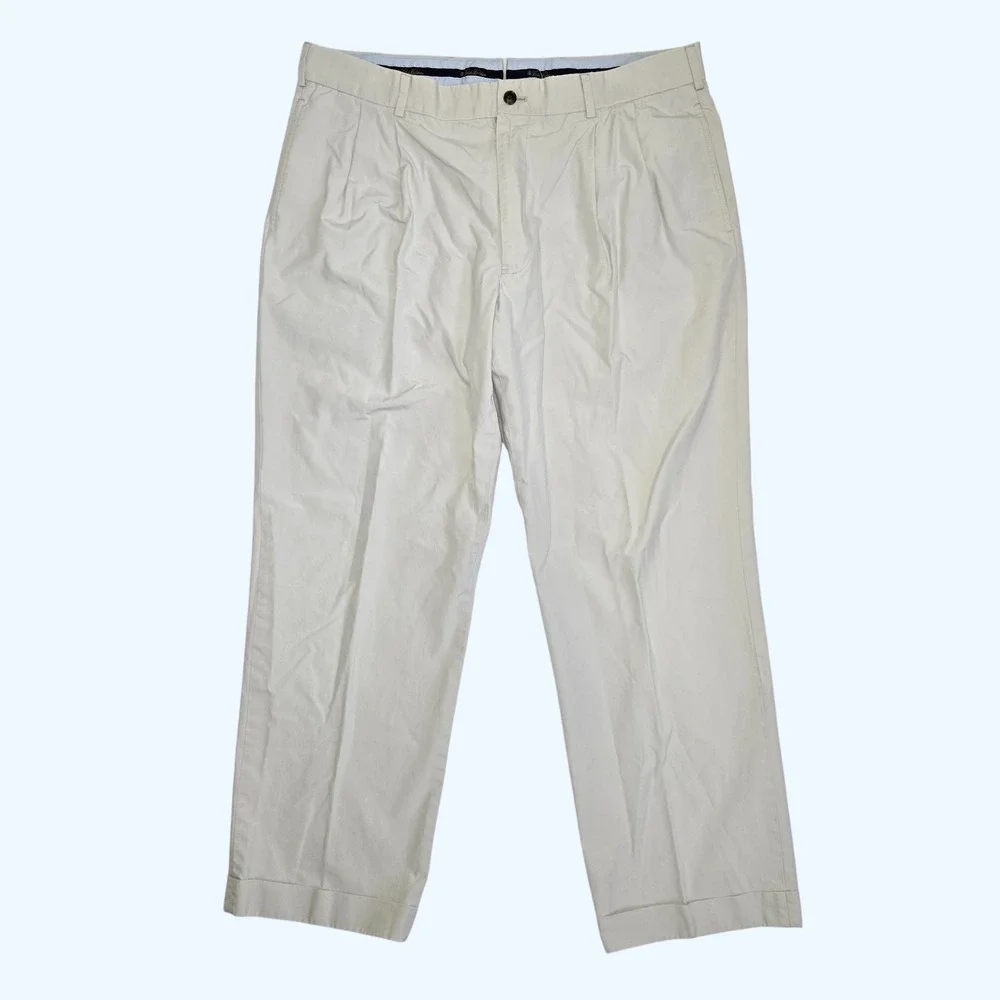 Brooks Brothers Pleated Supima Cotton Mens 38x30 (Fits 29